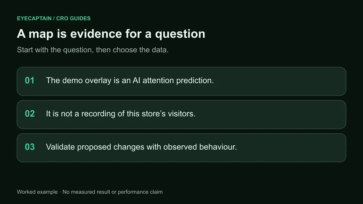 A map is evidence for a question. Start with the question, then choose the data.