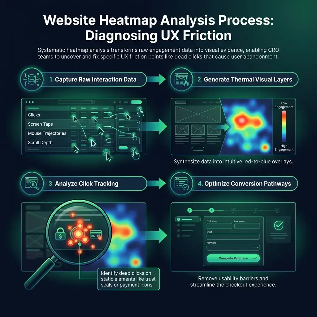 Illustration 2: Website Heatmap Analysis: How to Read User Maps (2026)