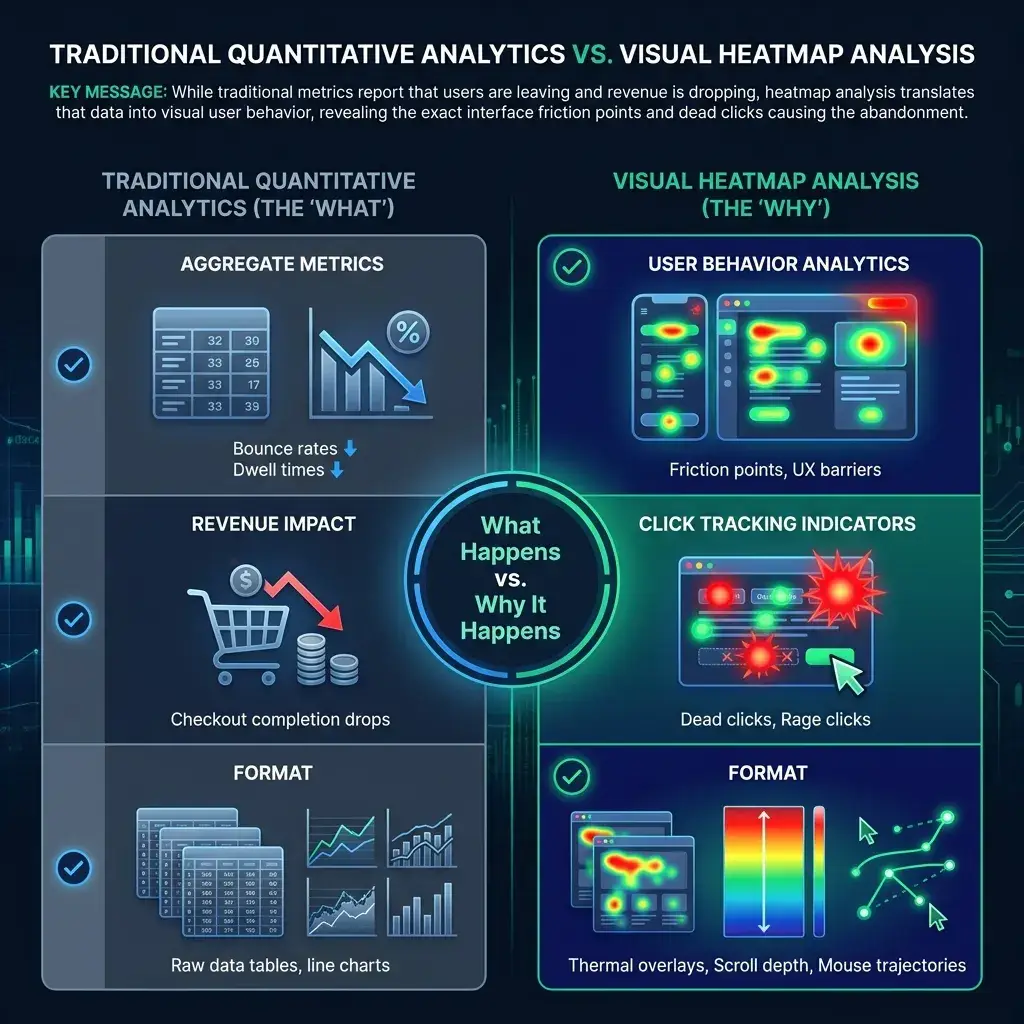 Illustration 3: Website Heatmap Analysis: How to Read User Maps (2026)